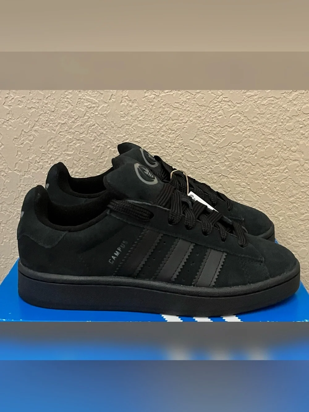 Adidas Campus 00s Black Suede Color Shoes    Kids Size-4.5